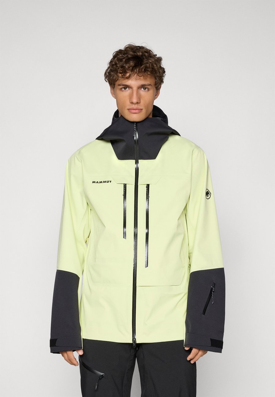 

Лыжная куртка Mammut HALDIGRAT LIGHT HOODED JACKET MEN, Sulai/Black/Neon Yellow