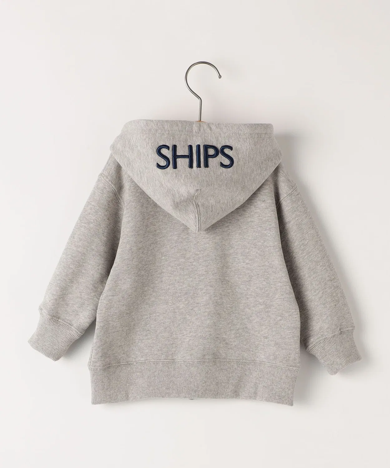 Детская флисовая кофта с капюшоном SHIPS KIDS, хлопок, бежевая — фото 2