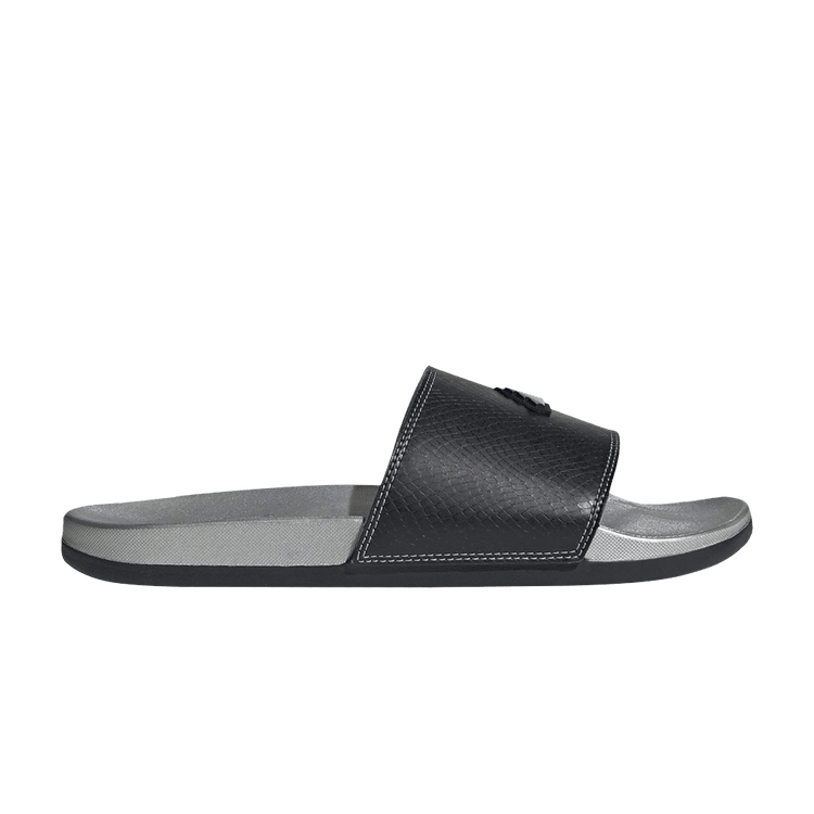 

Сандалии adidas Adilette Comfort Slide 'Black Silver Metallic', черный