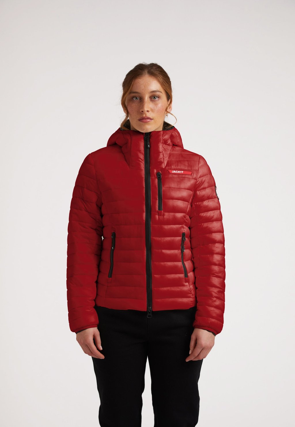 

Куртка для активного отдыха SATEL1TE HOODED LIGHTWEIGHT COMPACT JACK1T, красный