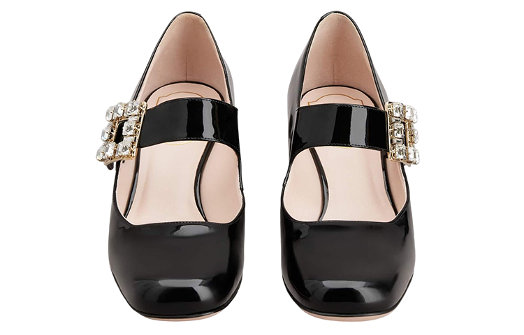 Très Vivier Инкрустированные пряжкой лодочки Roger Vivier — фото 4