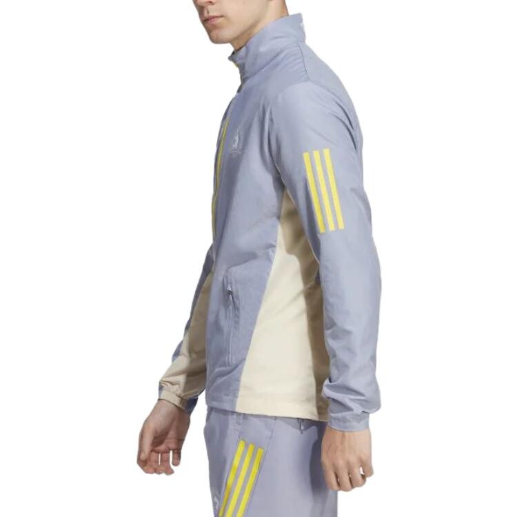 Куртка мужская фиолетовая Adidas, фиолетовый — фото 3
