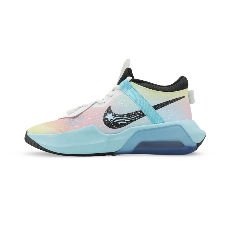 

Кроссовки Nike Air Zoom Crossover Vintage Basketball Shoes Women's Low-top Yellow/blue/pink, синий