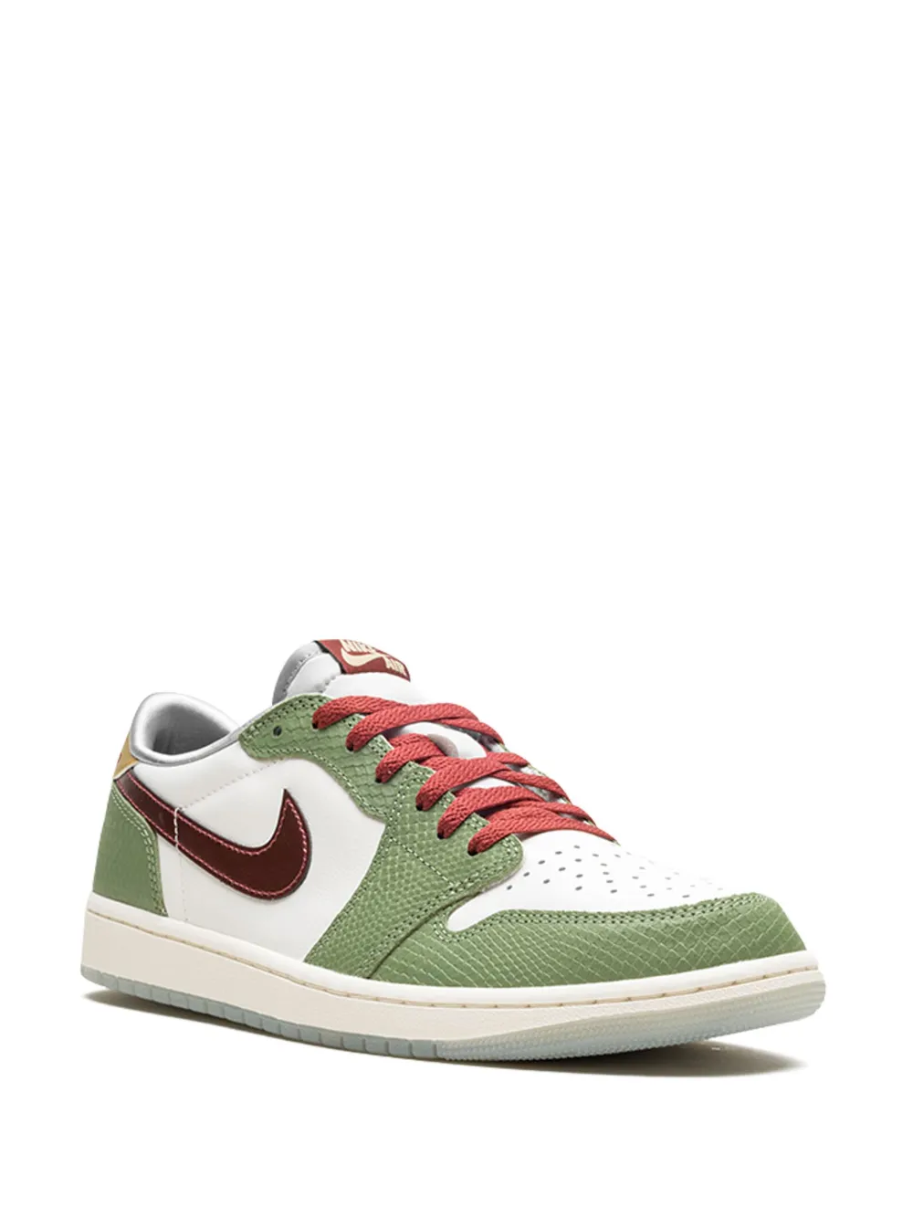 Кроссовки Air Jordan 1 Low SE Year of the Dragon, зеленый — фото 2