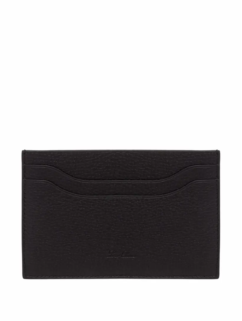 

Кожаная визитница с логотипом Loro Piana, черный