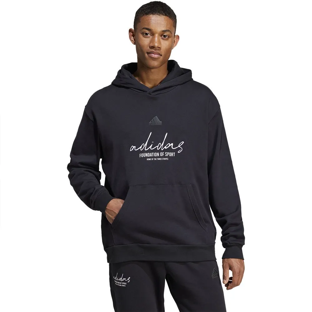 

Худи adidas Brand Love French Terry, черный