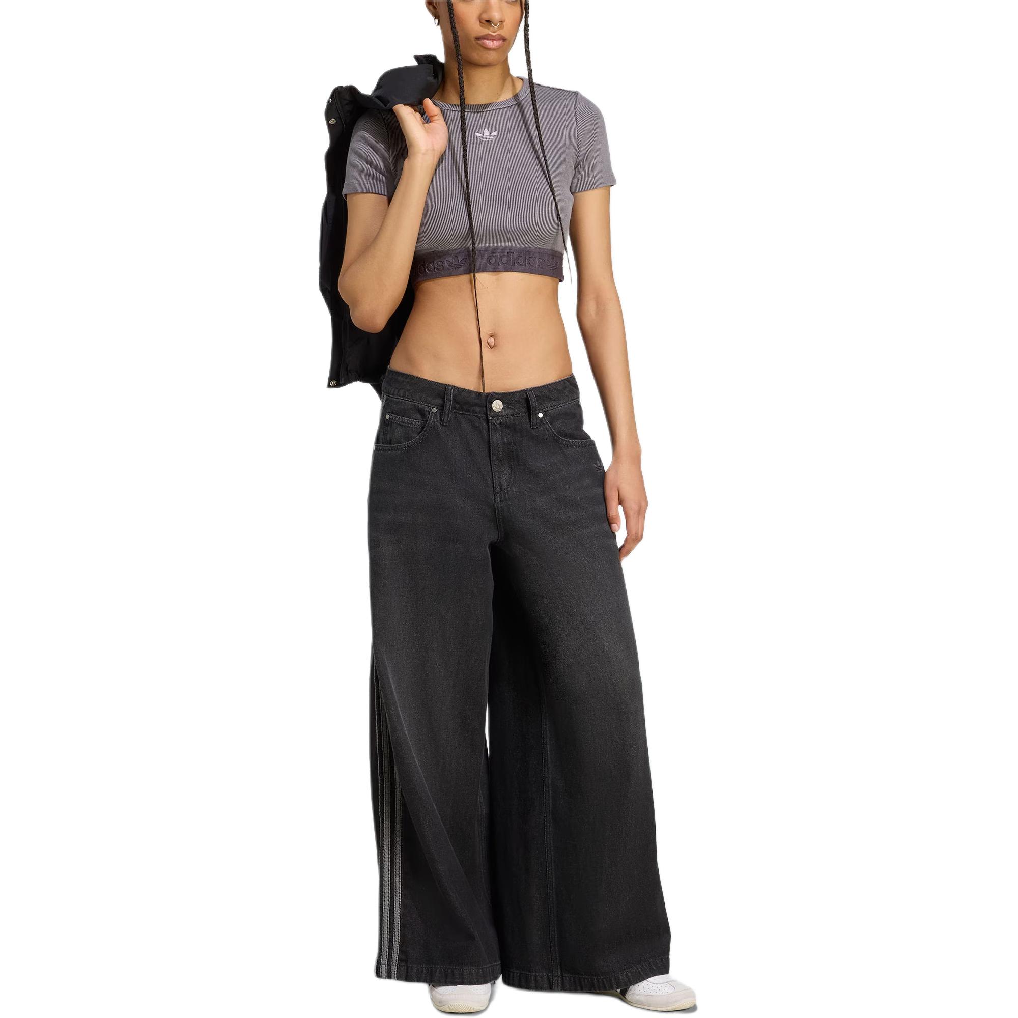 Футболка ESSENTIALS SS25 Regular женская Adidas Originals, серый — фото 4