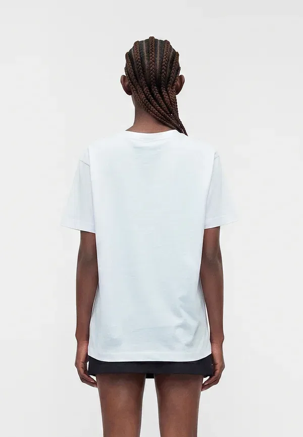 Футболка Nike Sportswear Boxy Tee Print T-Shirt, футбольный серый/размытый синий — фото 3