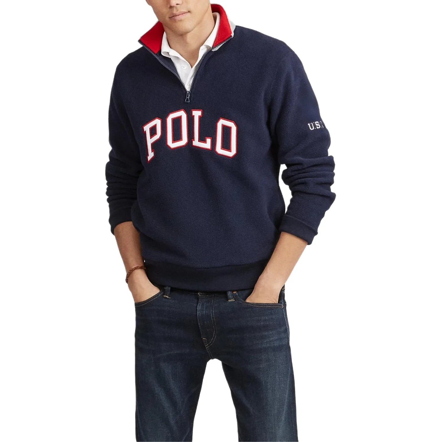 Свитшот мужской Polo Ralph Lauren Marine Blue — фото 3