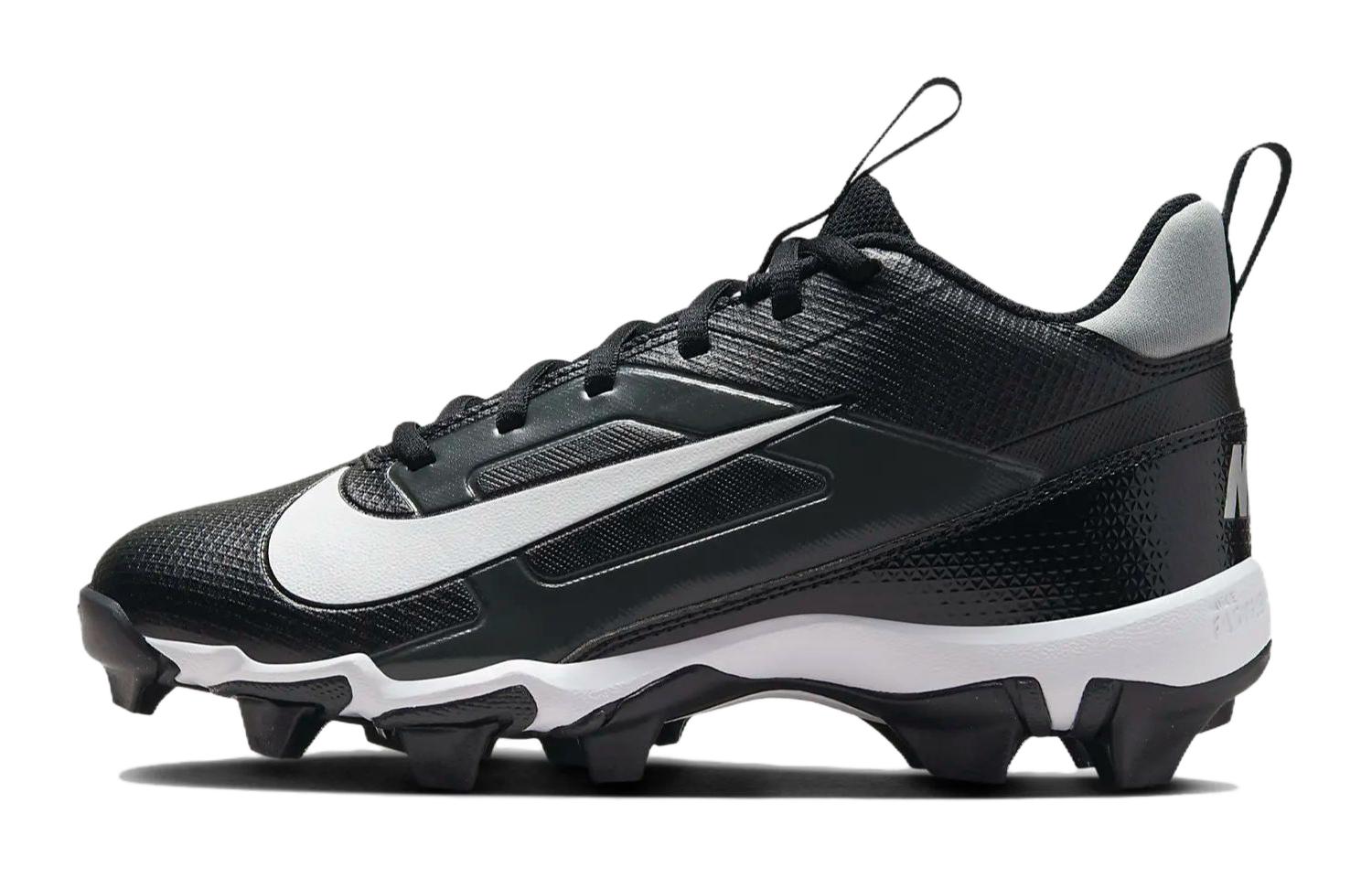 

Nike 4 Slip Resistant Abrasion Resistant Low top Детские футбольные бутсы Black White для подростков