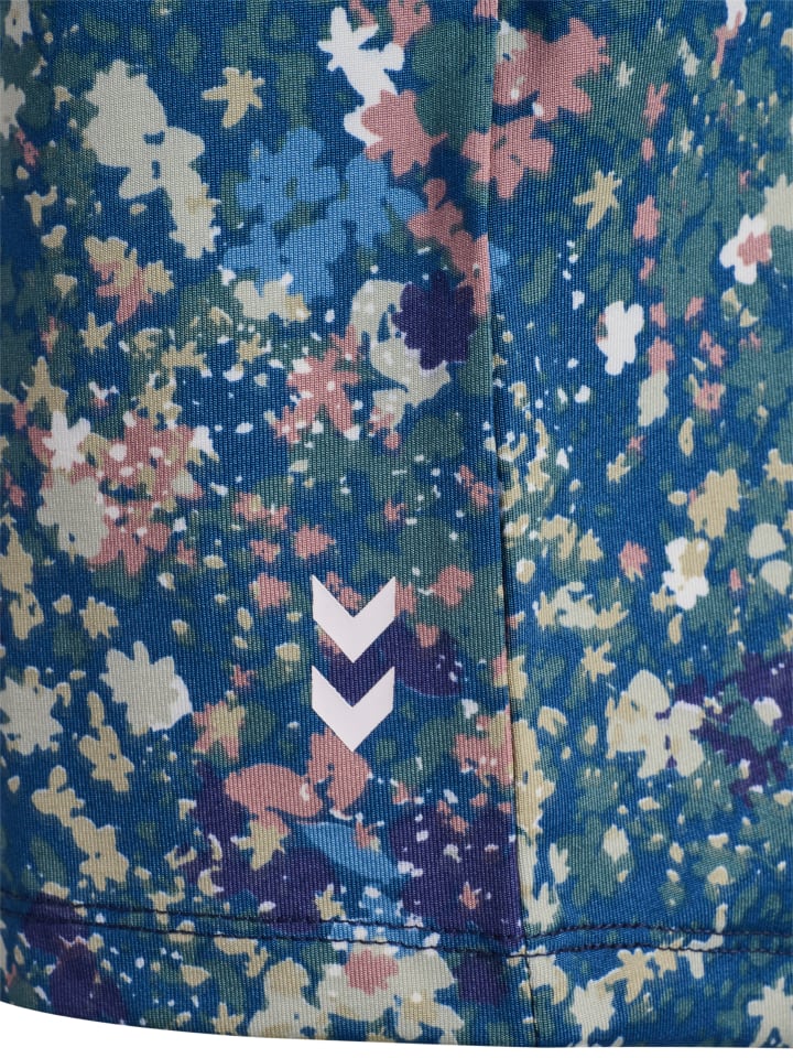 Футболка Hummel Hmljr Mix Girls в цвете DRESS BLUES/RIVERSIDE Hummel — фото 2