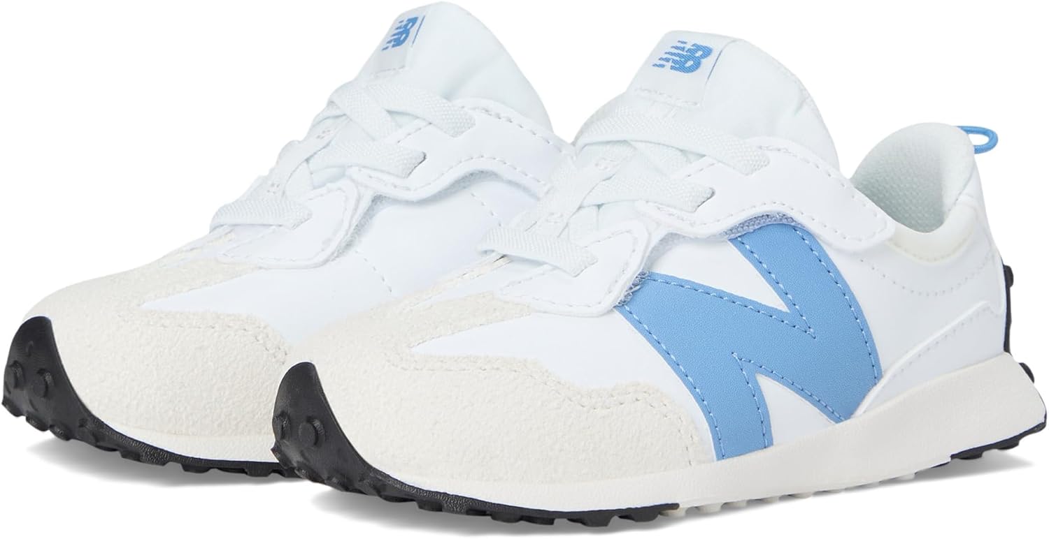 

Кроссовки New Balance Baby-Boys 327 New-b (для младенцев/малышей), белый/голубой