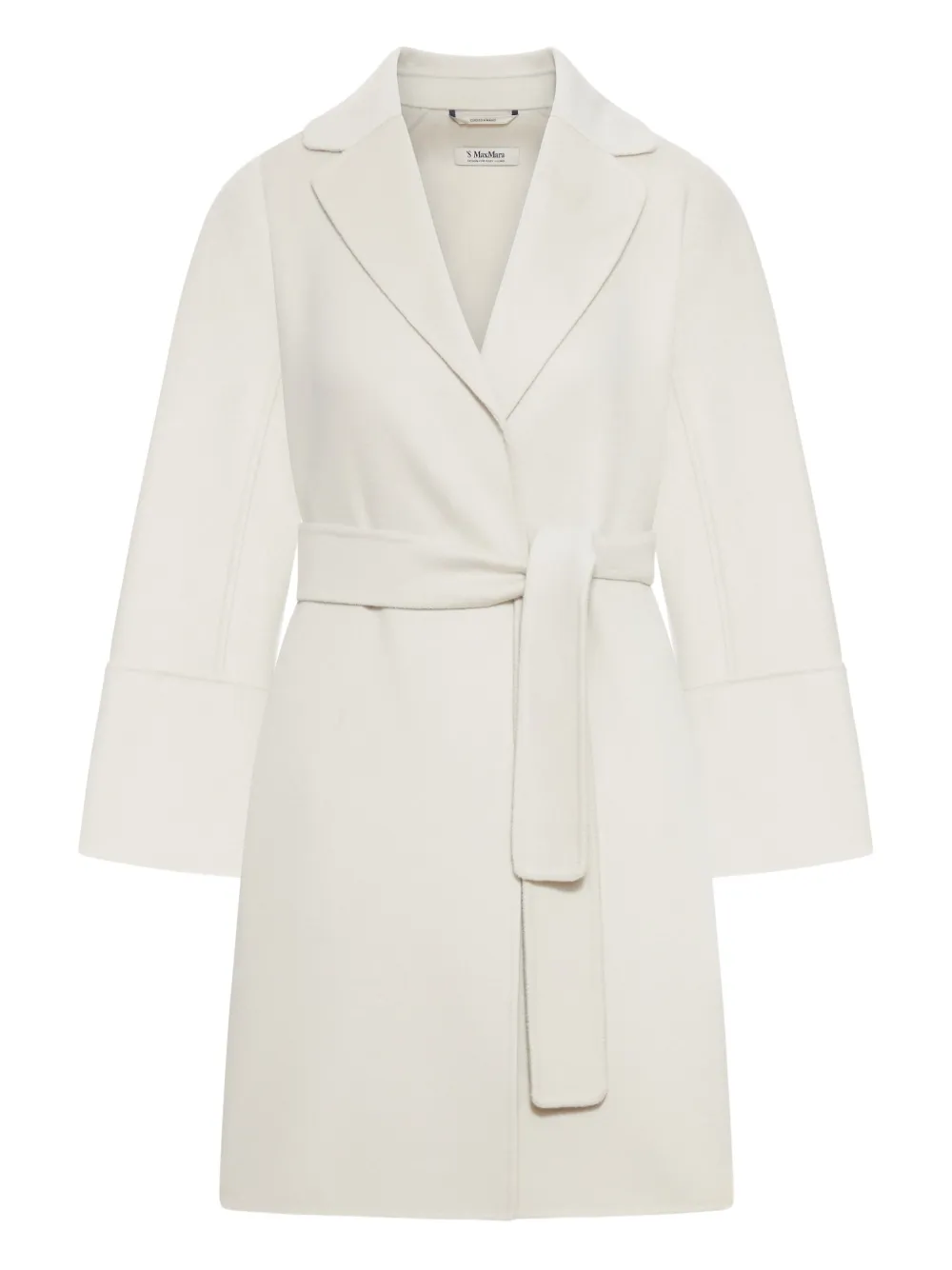 

Пальто с поясом 'S Max Mara, белый