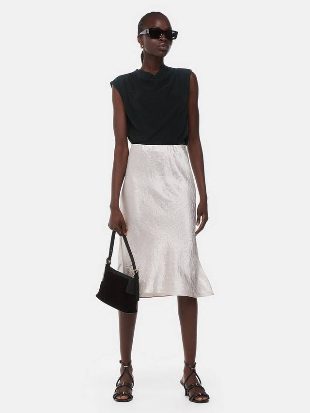 

Майка без рукавов с эффектом креш Whistles, Black