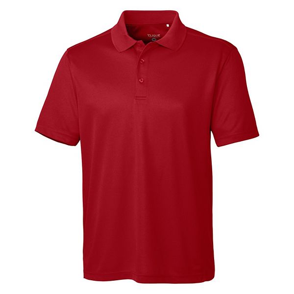 

Мужская поло Ice pique с коротким рукавом Clique, Cardinal Red