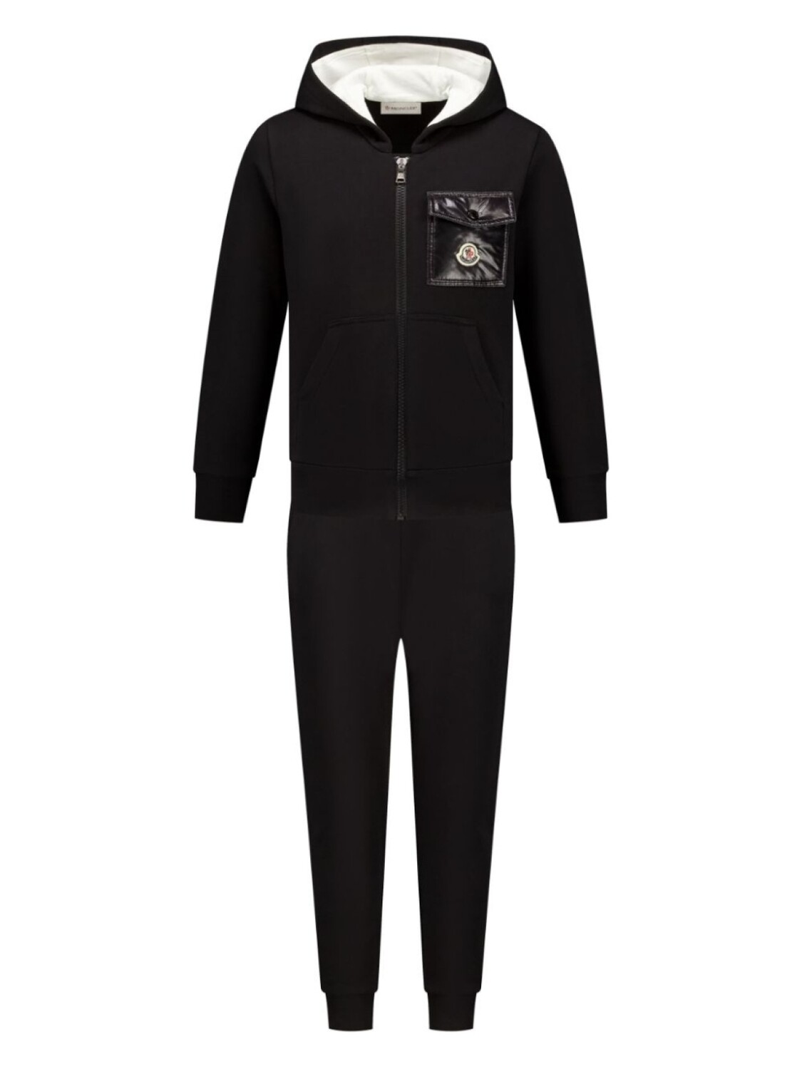 

Комплект спортивного костюма Moncler Enfant с логотипом, черный