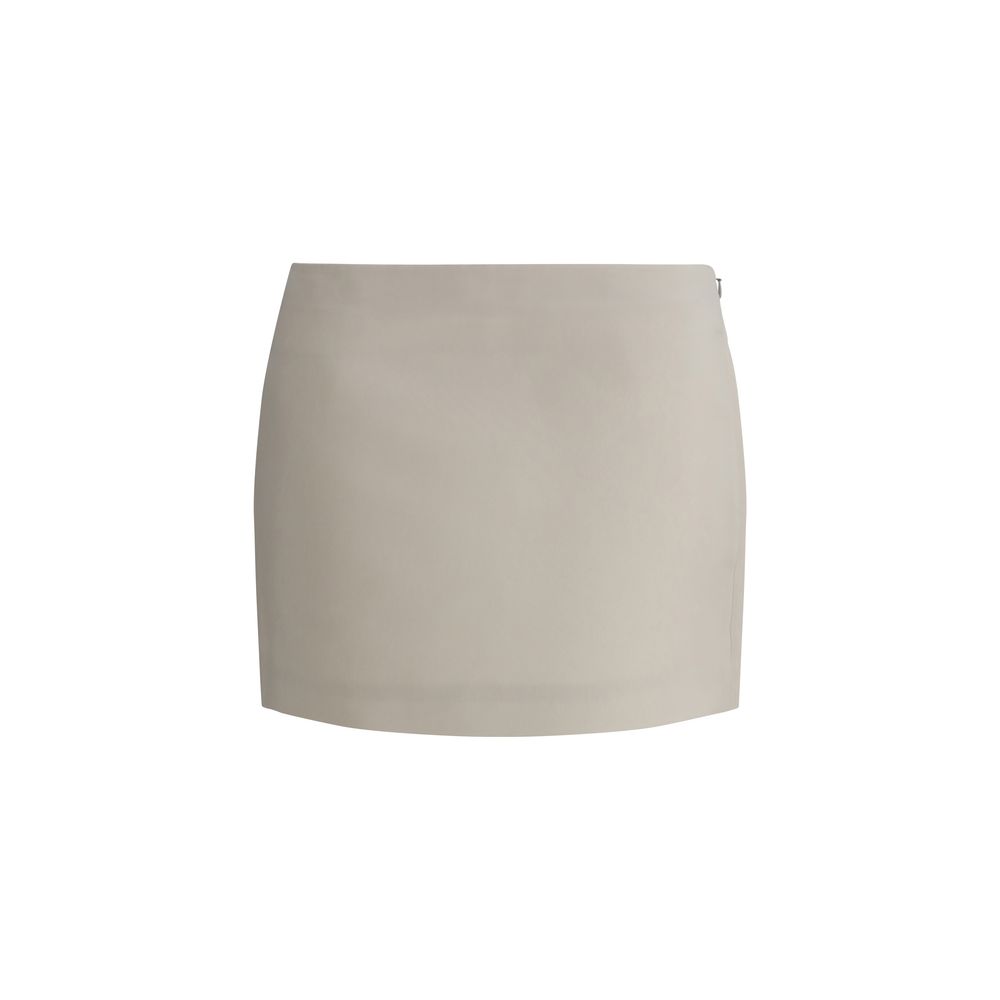 

Шелковая мини-юбка Lisa Yang, белый