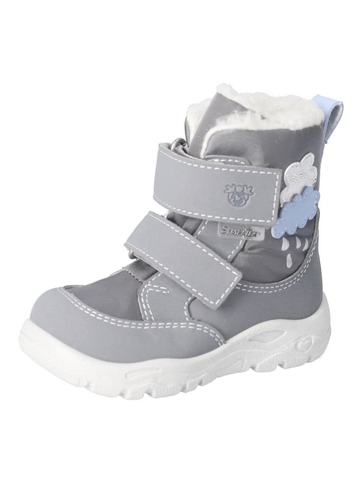 

PEPINO Зимние ботинки "Мирель" серого цвета