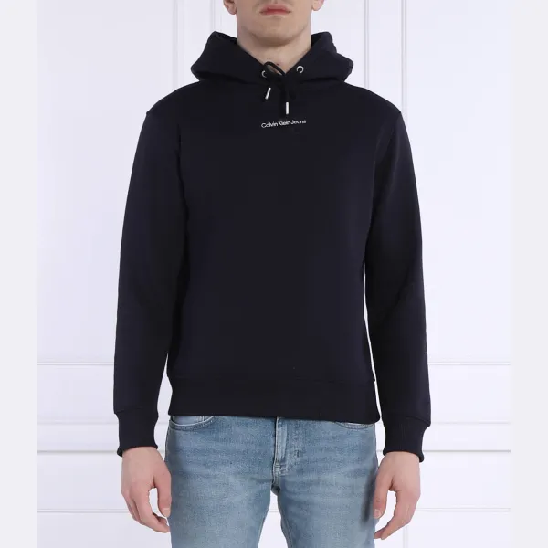 

Утепленная толстовка монолога стандартного кроя Calvin Klein, синий