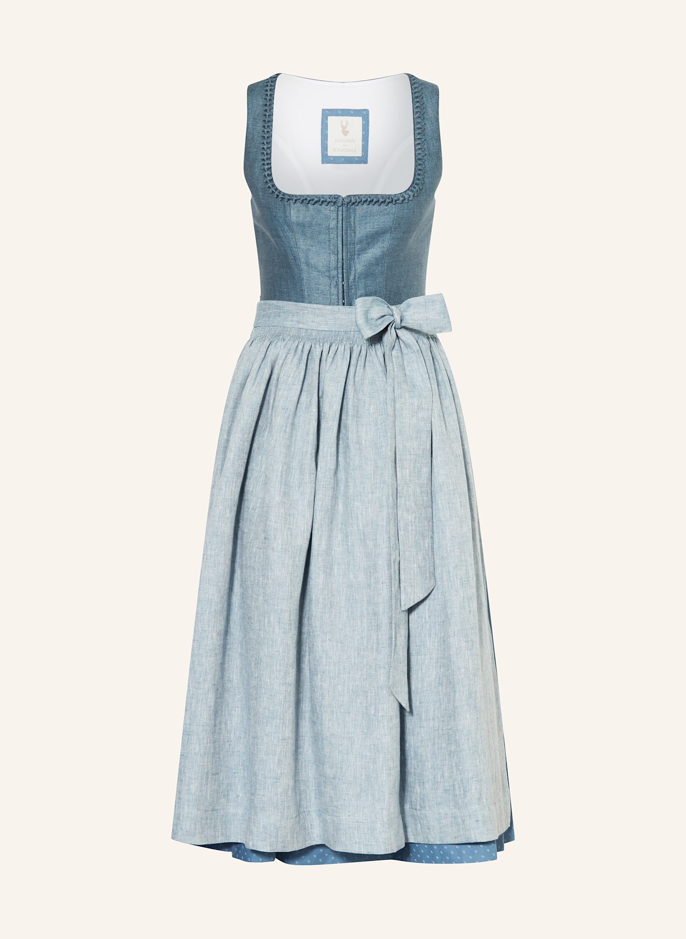 

Широкая юбка в сборку Johann & Johanna, серый