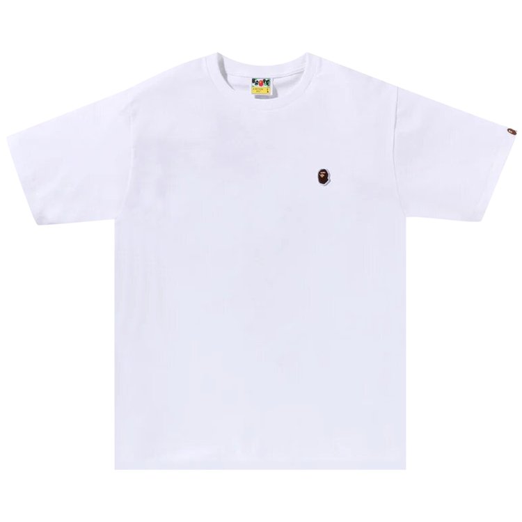 

Футболка BAPE Ape Head One Point 'White', белый