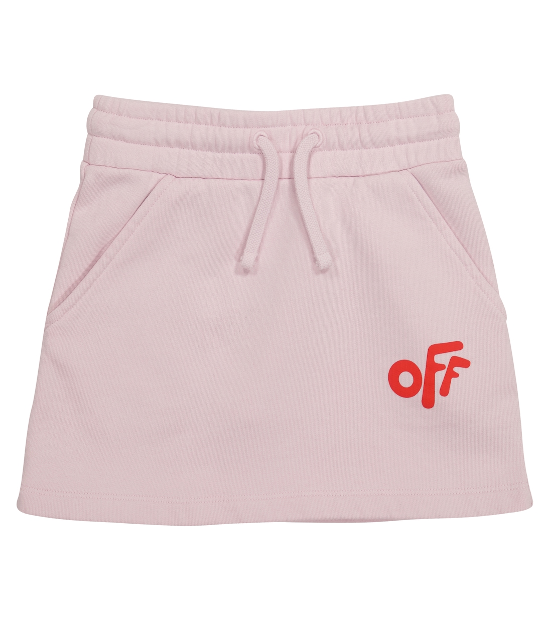 

Юбка из хлопка с логотипом Off-White Kids, Pink Red