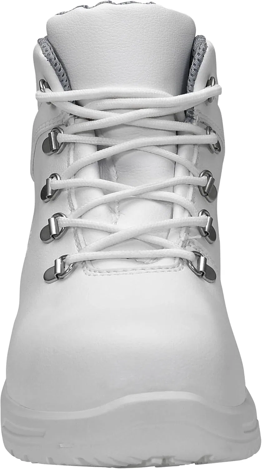 Защитные ботинки ELTEN Brandon XXTM White Mid ESD S3S, женские и мужские, текстильные, с композитным защитным носком (легче стального), легкие, классические — фото 4