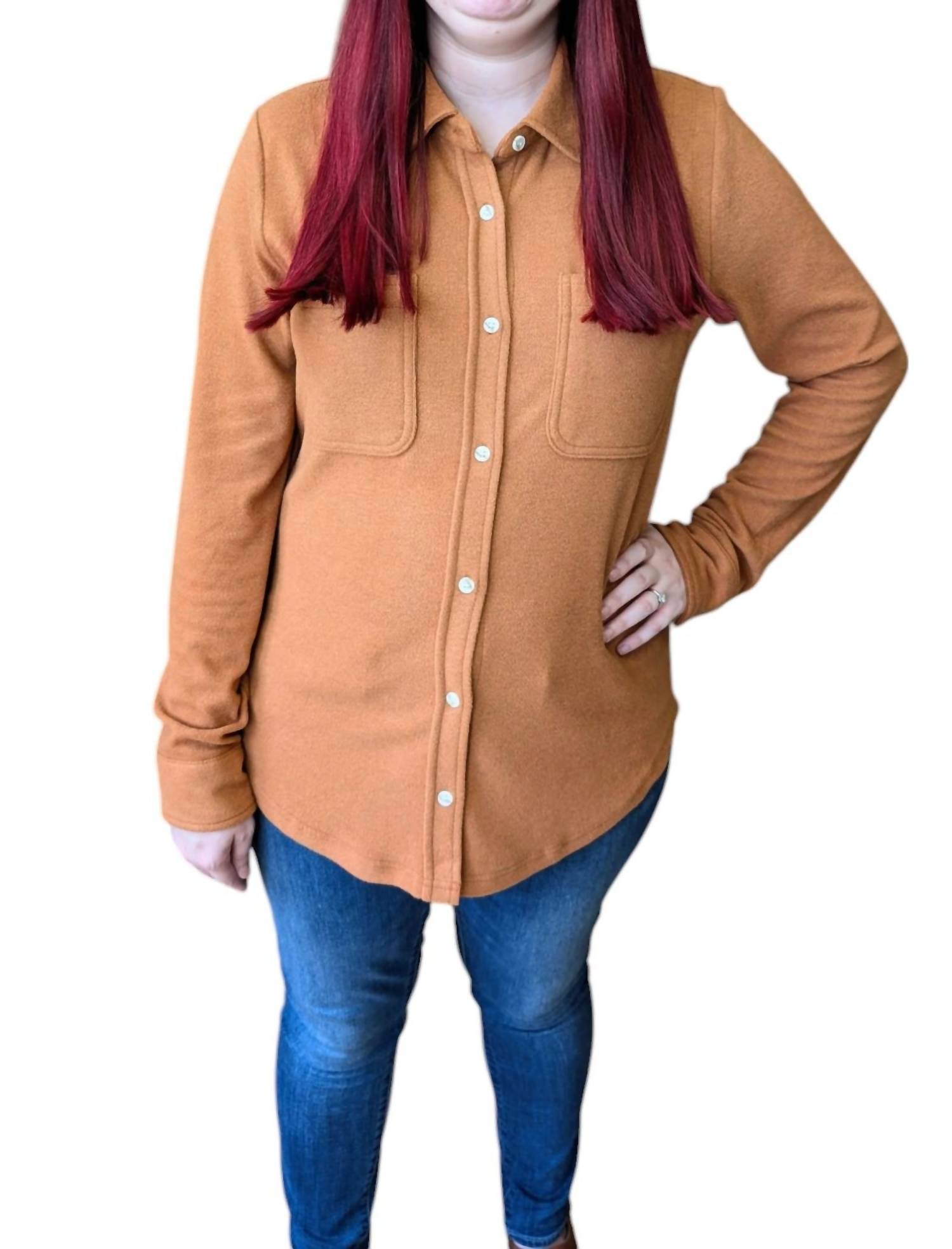 

Льюис Топ в тыкве Thread & Supply, цвет pumpkin
