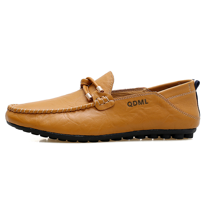 

Qiandongmeili Мокасины мужские желто-коричневые, цвет Yellow Brown