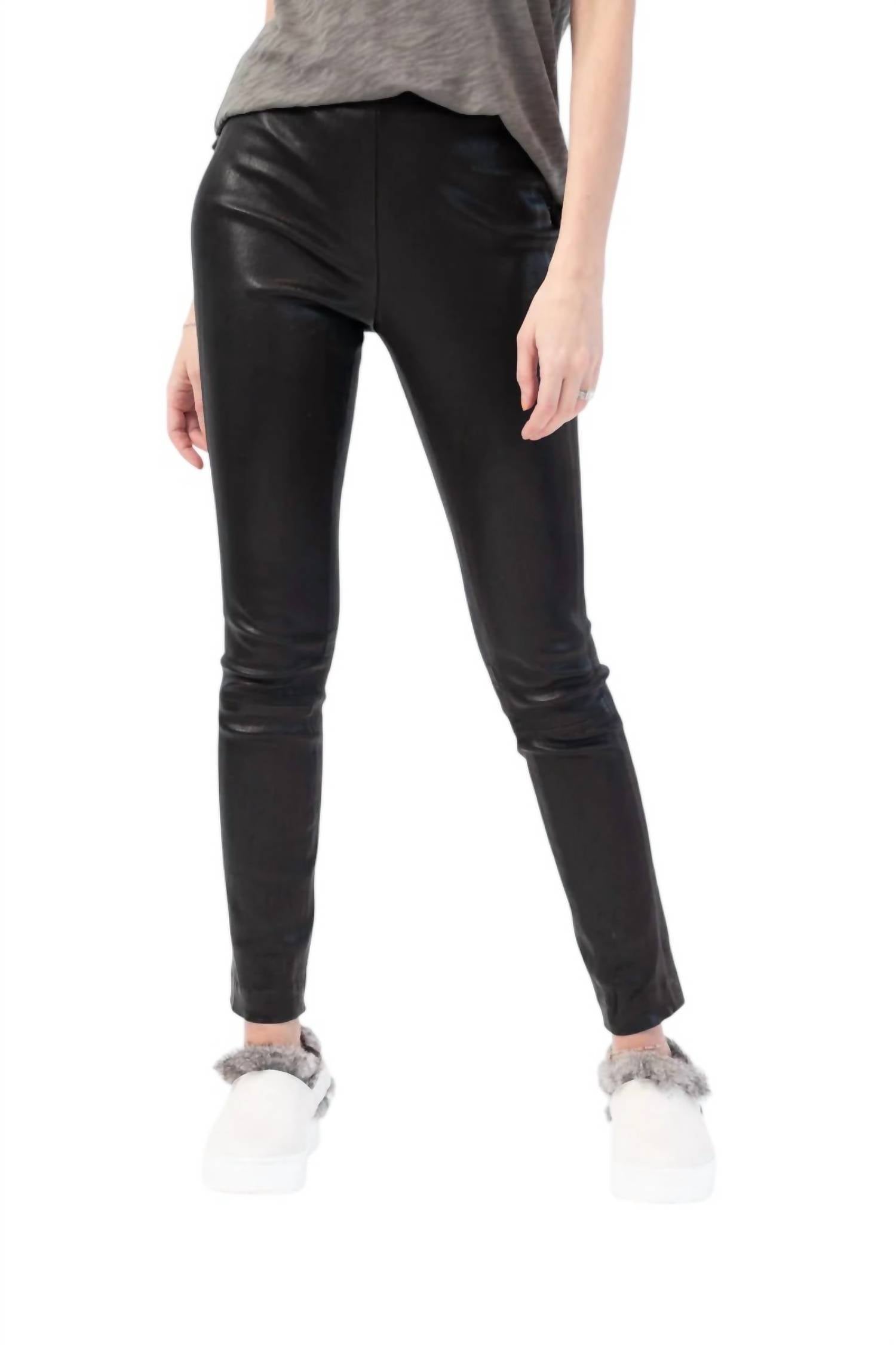 

Брюки Simone Lamb Leather Black rag & bone