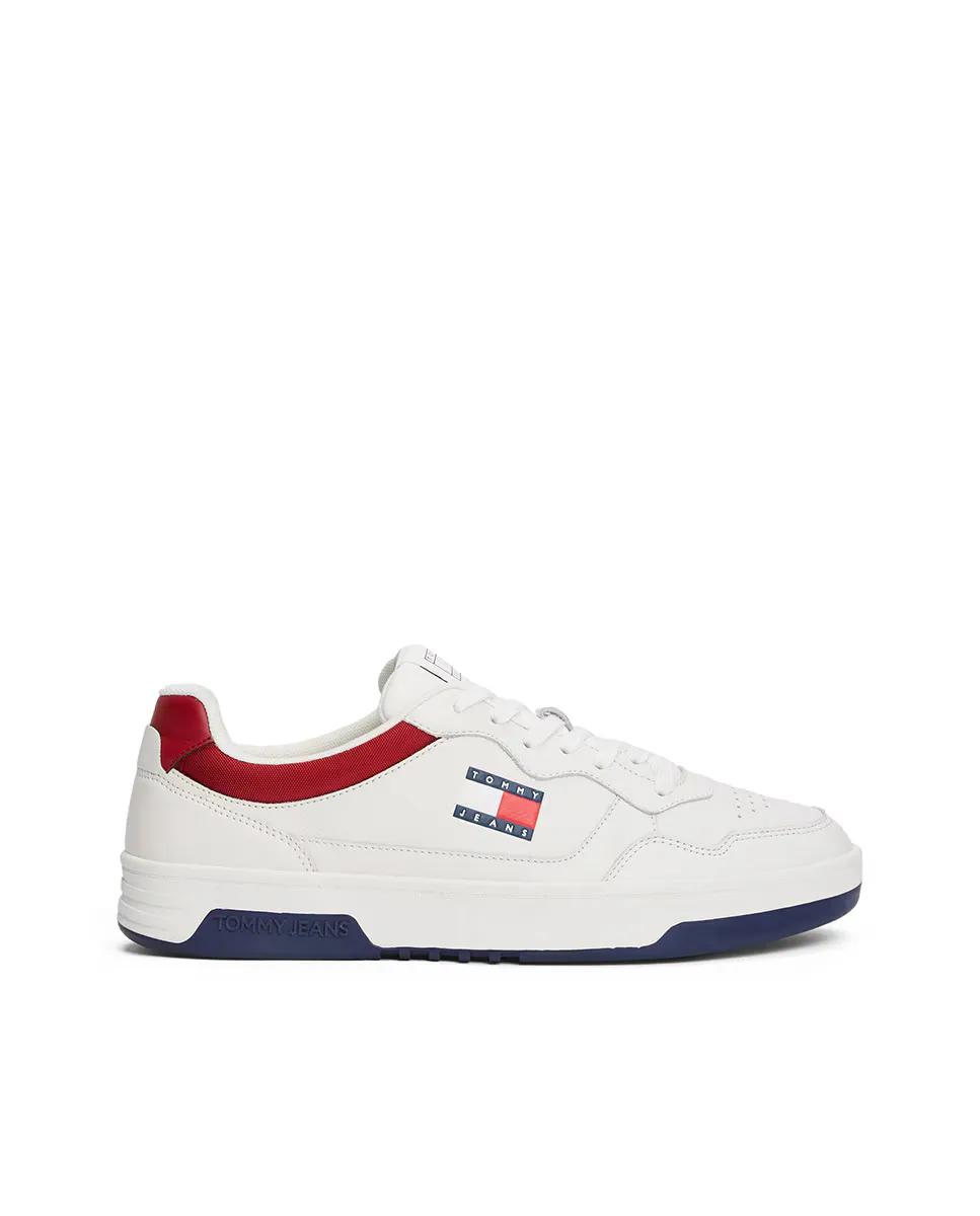 

Мужские кожаные кроссовки в баскетбольном стиле Tommy Hilfiger, белый