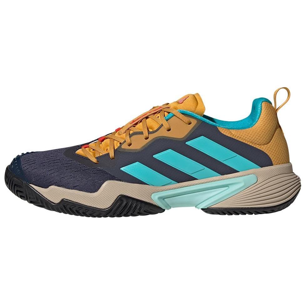 

Кроссовки adidas Barricade Shadow Navy Flash Aqua Bright Red, синий/желтый