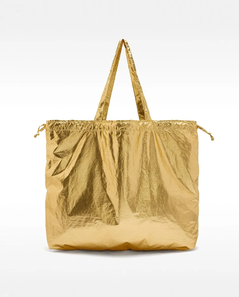 

Многофункциональная сумка с затягивающимся шнурком Parfois, золотой