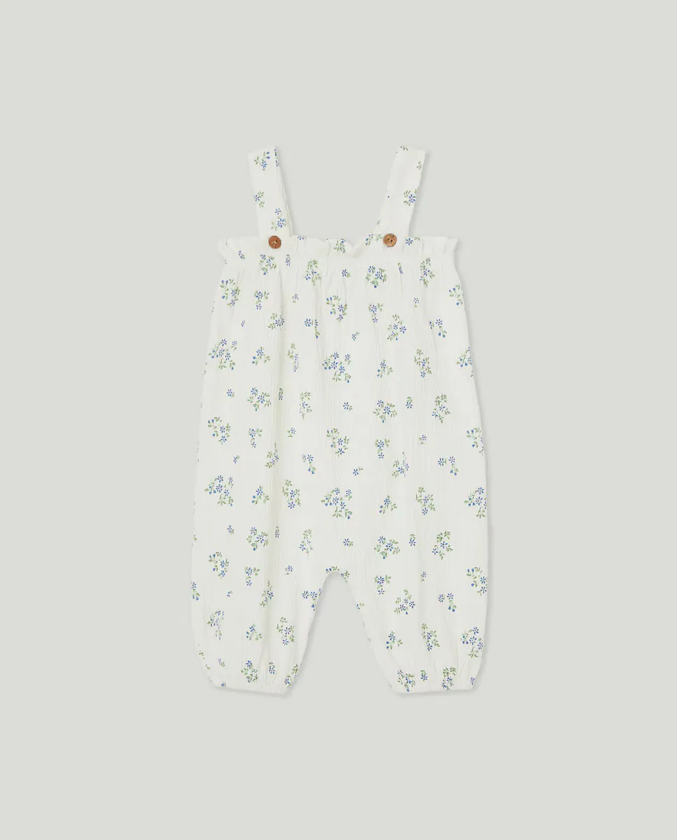 

Длинный комбинезон с принтом для малышки Baby El Corte Inglés, синий