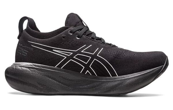 Кроссовки гель нимбус 25 платина Asics, черный — фото 2
