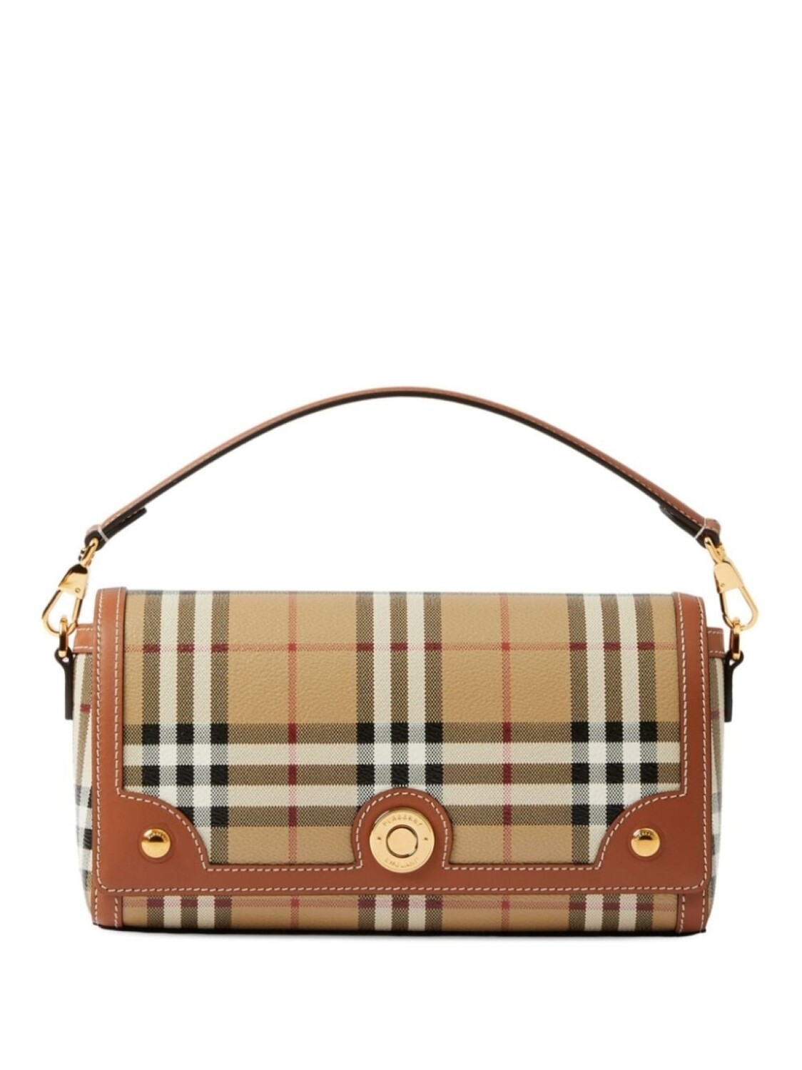 

Клетчатая сумка Burberry, коричневый