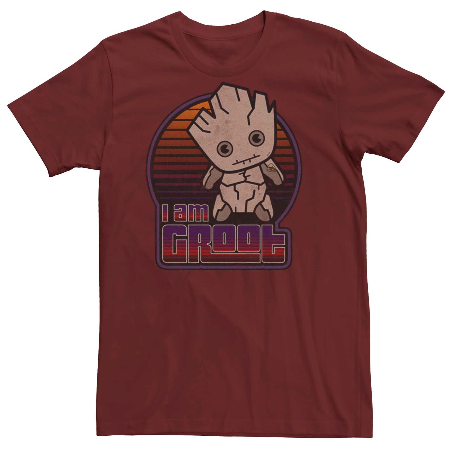 

Мужская футболка с логотипом Marvel Groot Kawaii Licensed Character, Коричневый, Мужская футболка с логотипом Marvel Groot Kawaii Licensed Character