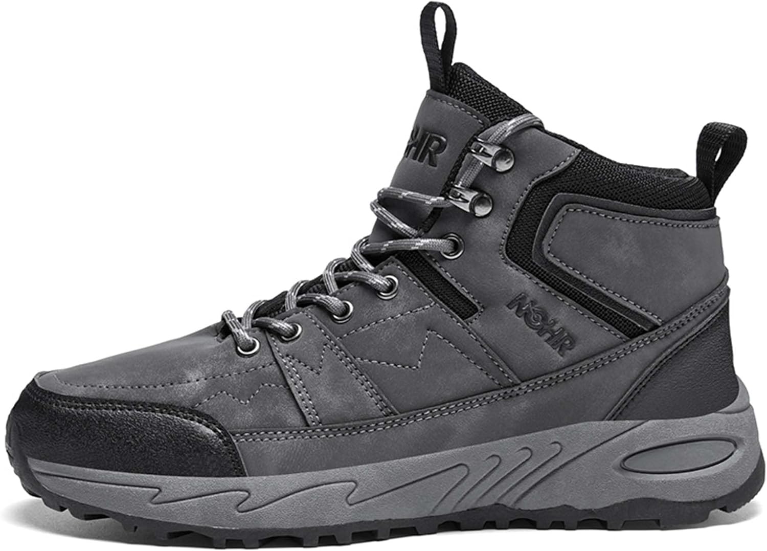 

Мужские туфли Ботинки для пеших прогулок Мужские Осень и Зима Плюс Внешние походные повседневные туфли, спортивная обувь, ботинки Canopycasa, серый