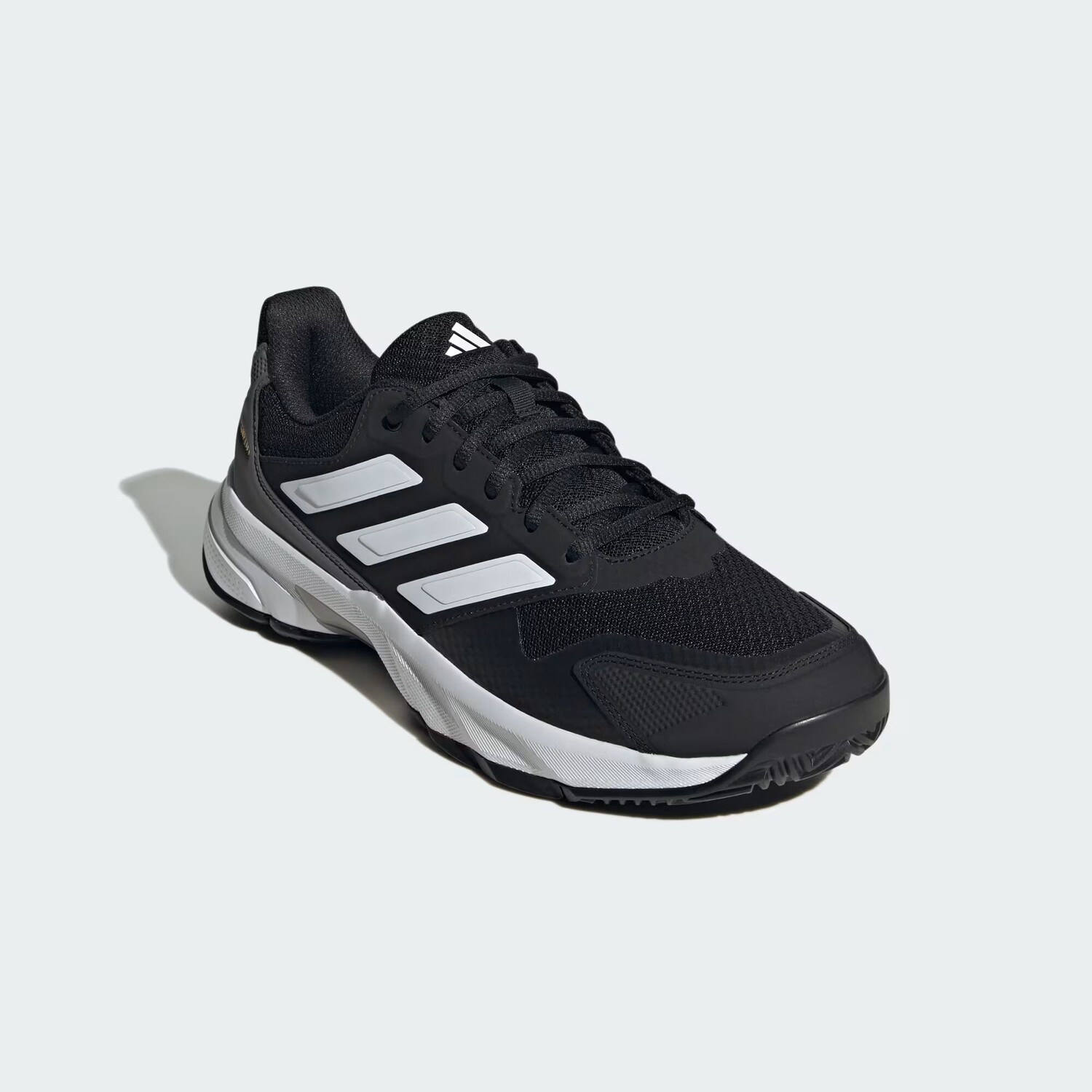 Теннисные туфли CourtJam Control 3 Adidas, цвет Core Black/Cloud White/Grey Four — фото 4