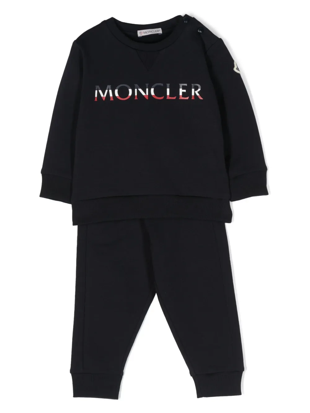 

Спортивный костюм с логотипом Moncler Enfant, синий