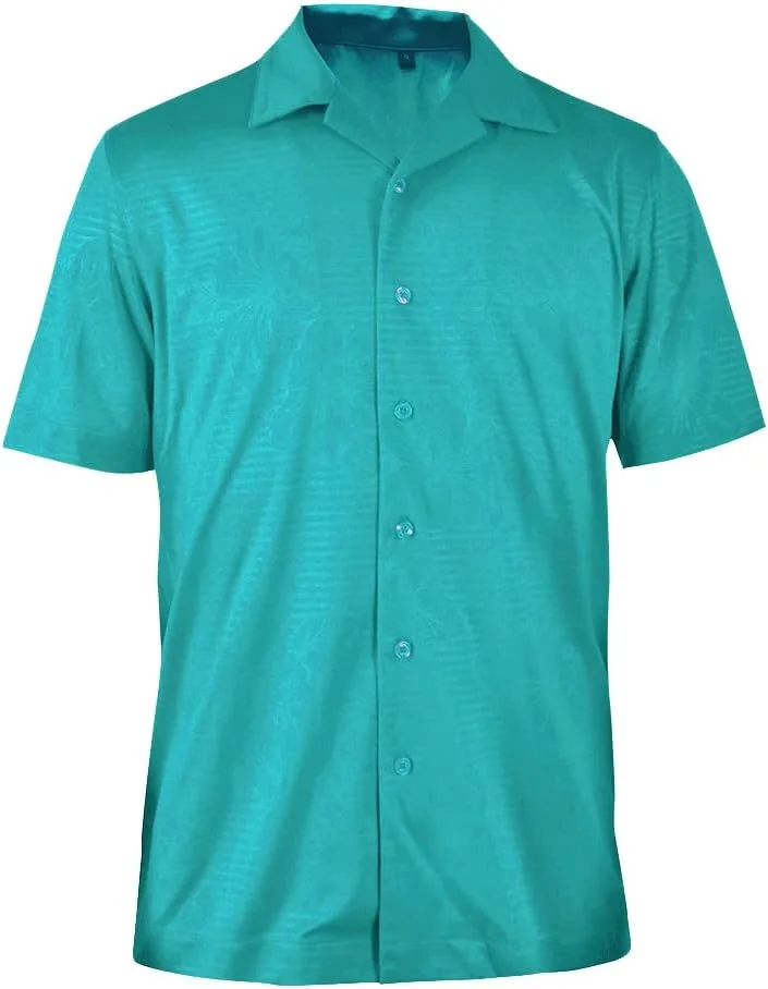 

Мужская рубашка camp shirt Monterey Club Paradise Texture Emboss #1286