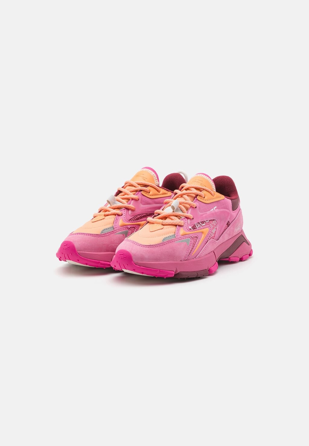 

Кроссовки на шнуровке NEO TECH Lacoste, розовый