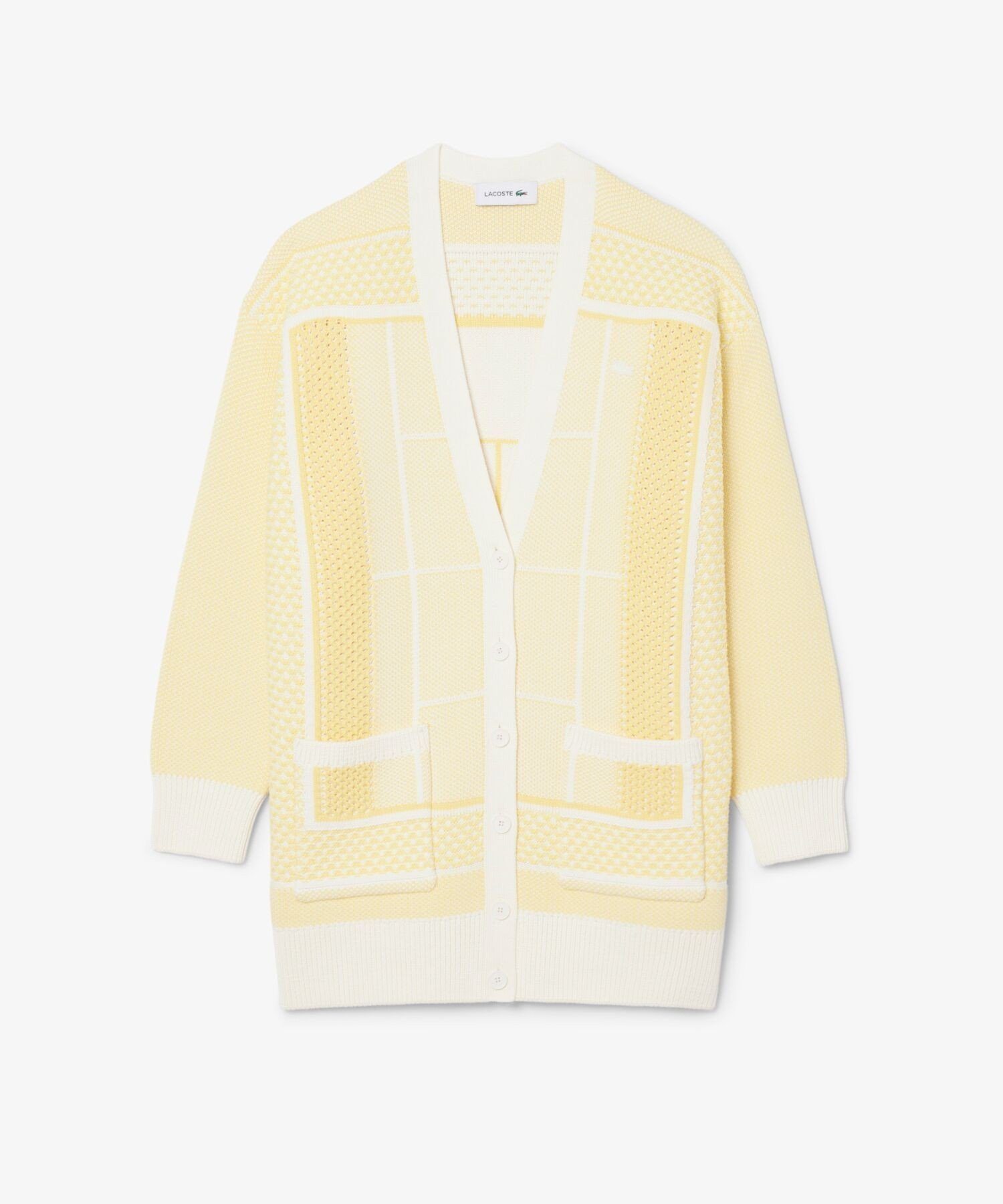 Кардиган LACOSTE «Теннисный корт» Yellow