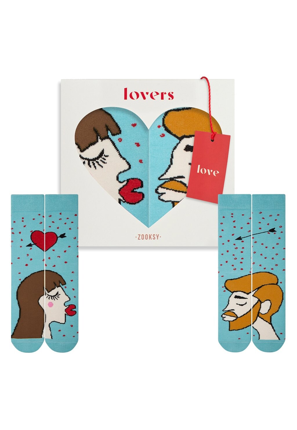 

Носки LOVERS 2 PACK Zooksy, синий