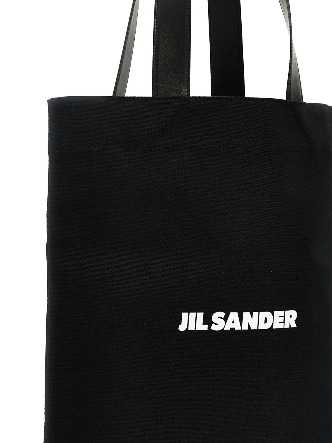 Средняя сумка-шоппер «Flat Shopper» JIL SANDER, черный — фото 3