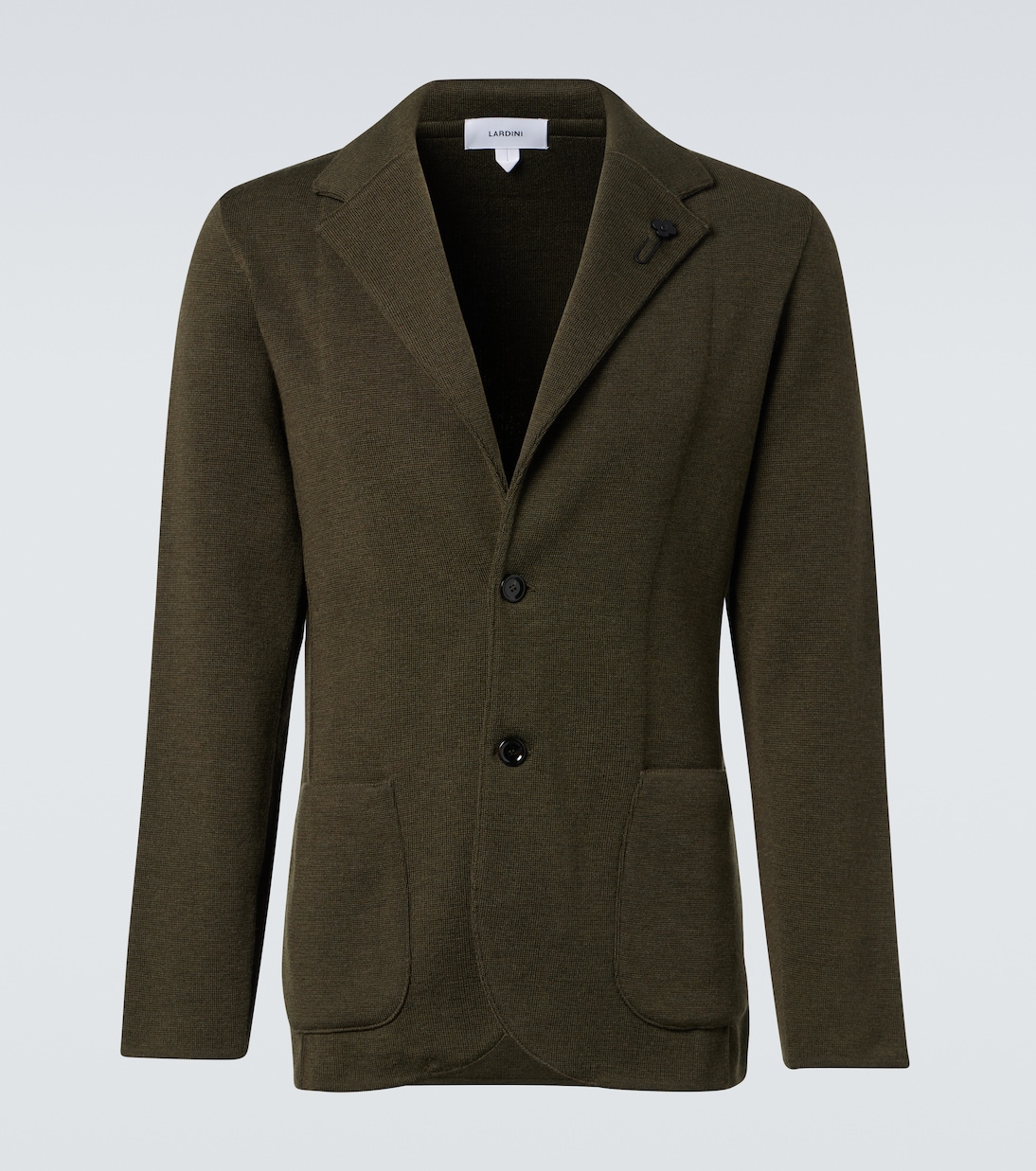

Жакет из чистой шерсти Lardini, хаки
