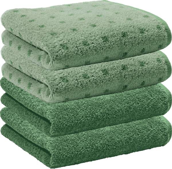 

Полотенце Erwin Müller 4er-Pack 208073, 50x1x100 см цвет jade