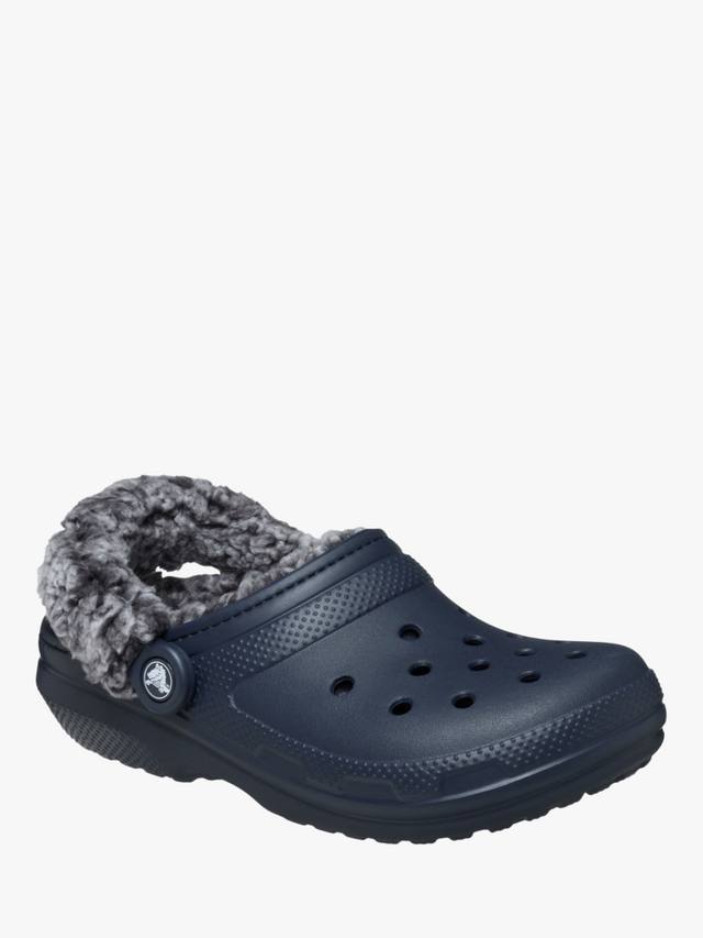Классические тапочки с флисовой подкладкой Crocs, Navy — фото 2