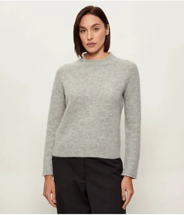 Шерстяной свитер C_Fesperanasy regular fit Boss Orange, серый