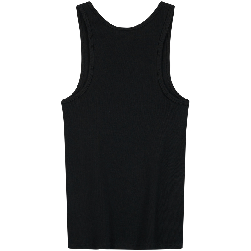 Майка Calvin Klein Cotton Contour Rib, космический черный — фото 2